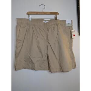 BP. Nordstrom Men's Pull-On Shorts Size 2XL Tan Nomad Elastic Waist Canvas NWT